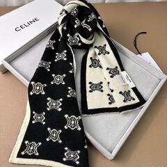 celine 24ss ニットスカーフの画像