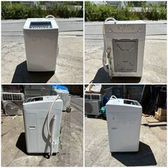 【❗️✨美品・コンパクト✨❗️】Hisense ハイセンス 洗濯機 5.5kg 2017年製 一人暮らしに最適の画像