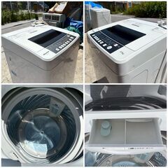 【❗️✨美品・コンパクト✨❗️】Hisense ハイセンス 洗濯機 5.5kg 2017年製 一人暮らしに最適の画像