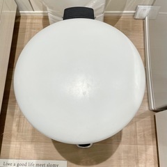 【無料】ダストペール ゴミ箱 ステンレス ホワイトの画像