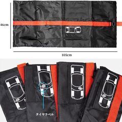 タイヤカバー 4本セット 66cm 厚手 タイヤバッグ タイヤ収納 防水 防塵 防汚 　転売OK　倒産品　まとめ売り　ネット商材　アマゾン引き上げ商品　メルカリ　副業の画像