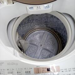 リユースのサカイ太田店★ジモティ割あり★ SHARP 洗濯機 10ｋｇ 20年製 ／クリーニング済み OJ10721の画像