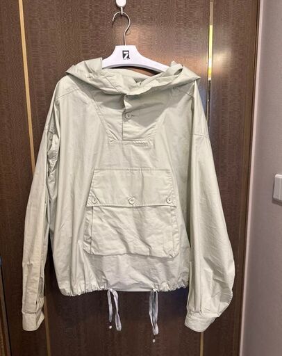 マルジェラ ベージュ フードポケット ジャケット アノラックパーカー