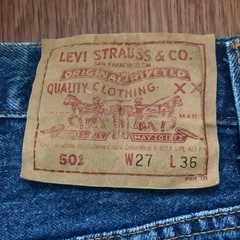 レディース　リーバイス501の画像