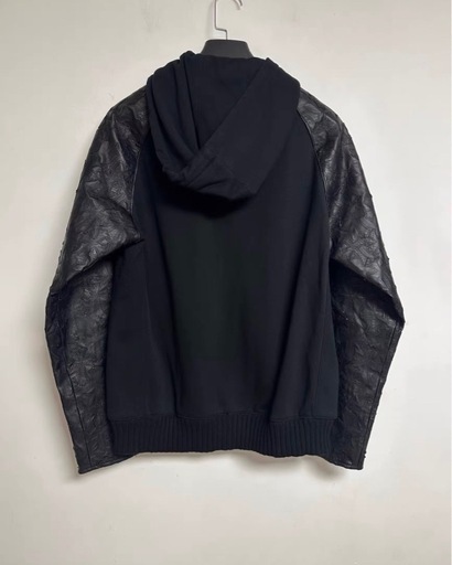  CHROME HEARTS(クロムハーツ)LETTERMAN STAR レターマン クロスボール レザー パッチブルゾンジャケット 