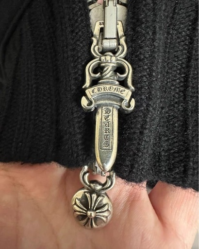  CHROME HEARTS(クロムハーツ)LETTERMAN STAR レターマン クロスボール レザー パッチブルゾンジャケット 