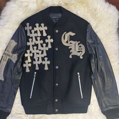 CHROME HEARTS (クロムハーツ) LETTERMAN JACKETの画像