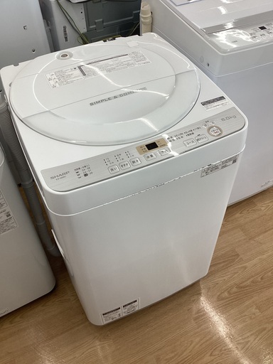 【トレファクマーケット久喜店】SHARP　全自動洗濯機 6.0kg　動作保証付き