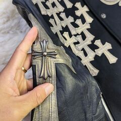 CHROME HEARTS (クロムハーツ) LETTERMAN JACKETの画像