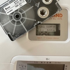 カシオ　ネームランド　シール付き　KL-H75　の画像