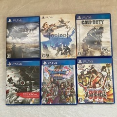 PlayStation4 本体+ソフト6本の画像