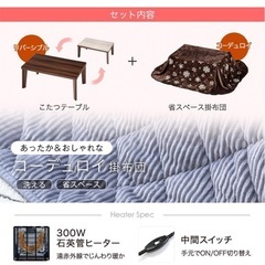【決まりました】こたつセットの画像