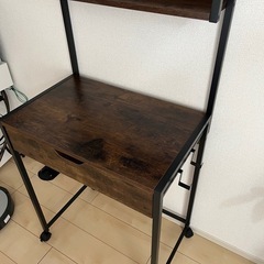 コンパクトデスク　ビンテージ風の画像