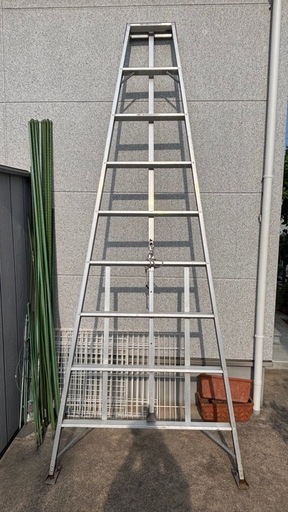 剪定　三脚　脚立　９尺