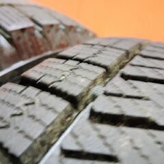 【BS BLIZZAK VRX2 195/65R15】スタッドレス【BS BALMINUM 15インチ 6J5HPCD100+43】21年製 バリ溝 プリウス等　(KTN481)の画像