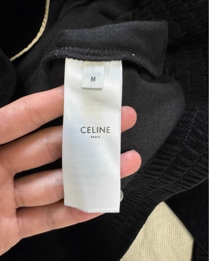 CELINE　ベルベットトラックスーツジャケット　Mセリーヌジャージベロア