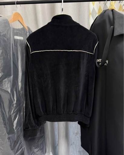 CELINE　ベルベットトラックスーツジャケット　Mセリーヌジャージベロア