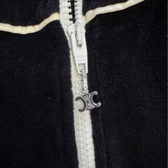   CELINE　ベルベットトラックスーツジャケット　Mセリーヌジャージベロアの画像
