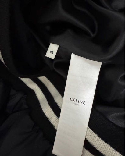 CELINE ブルゾン 46 ブラック ナイロン