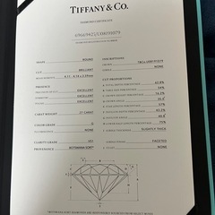 【値下げ相談可】婚約指輪Tiffany & Co.ダイヤモンドリングの画像
