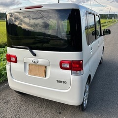 車検2年付き！綺麗ダイハツタント人気のパール！外装サビ無く程度良いです！Bluetoothナビ付き！整備後渡し！コミコミ総額22万円の画像
