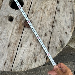 ケーブルドラム　BBQ テーブル　子供遊びの画像