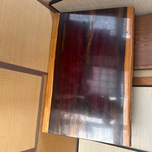 紅紫檀の座卓