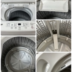 R372 ☀️ YAMADA 洗濯機（洗濯4.5㎏) 21年製 YWM-T45H1 ⭐ 動作確認済 ⭐ クリーニング済の画像
