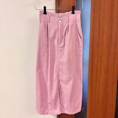 GRL グレイル gn37 ツイルフロントスリットタイトスカート の画像