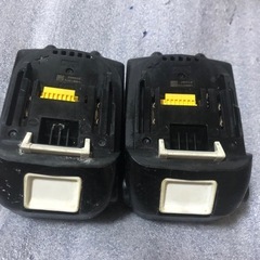 ②マキタ18v純正5AバッテリーBL1850、２個の画像