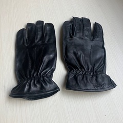 フェイクレザー製　バイカーズグローブ、秋春用　Mサイズの画像