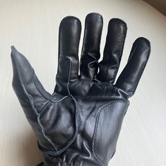 フェイクレザー製　バイカーズグローブ、秋春用　Mサイズの画像
