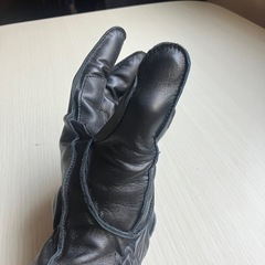 フェイクレザー製　バイカーズグローブ、秋春用　Mサイズの画像
