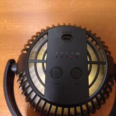 クリップ扇風機  ライト付き USBの画像