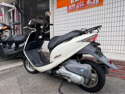 ★77000円　DIO 納車整備済み　自賠責付き　前後タイヤ新品！インジェクション　ディオ　 原付 実動車 ホンダ スクーター