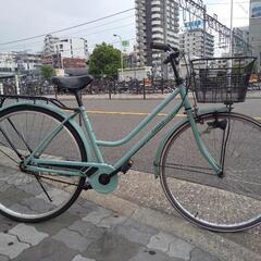 A10【大阪堺市/引取】【中古】シティサイクル/27インチ/CBA/ブラック 大阪府の27インチの中古が安い！激安で譲ります・無料であげます