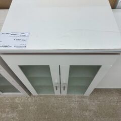 ★リユースのサカイ高崎店★TJ12593  食器棚 白 H89×D39.5×W60 クリーニング済みの画像
