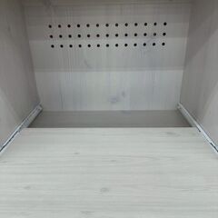 ★リユースのサカイ高崎店★TJ12594 佐藤産業(株) レンジ台 ベージュ H82×D40×W88 クリーニング済みの画像
