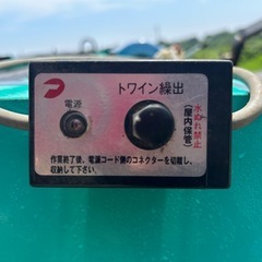 タカキタ ロールベーラ 電動　リモコン RB-510 トラクター アタッチメント ロールベーラー ミニ 小型集草機 畜産　飼料　藁　結束 牧草 ロール 梱包　ジョイント付き　程度良好　宮崎の画像