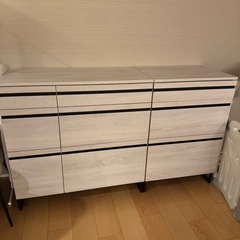 【美品】リビングキャビネットセットの画像