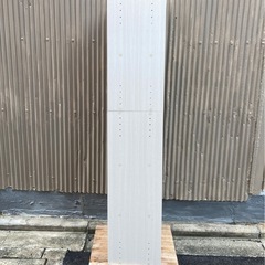 扉付きカラーボックス　ホワイトアッシュの画像