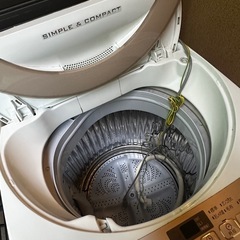 SHARP 縦型洗濯機の画像