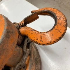 H2508-762 KITO チェーンブロック C1F-708 1TON 動作未確認 中古の画像