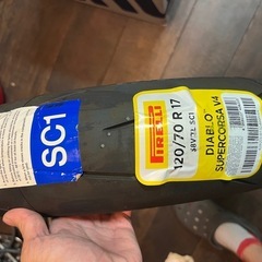 DIABLO SUPERCORSA SC V4 Rear 【120/70 R 17 M/C TL 58V V4 SC1】 ディアブロ スーパーコルサ V4 タイヤ リアの画像