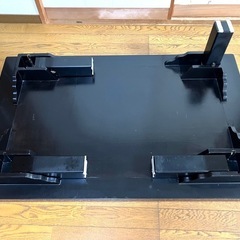 レトロ　螺鈿細工　ローテーブル　座卓【松戸市現地引取限定】の画像