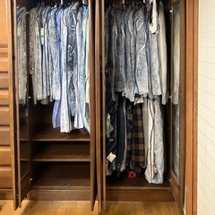 婚礼箪笥B 洋ダンス 木製【松戸市現地引取限定】の画像