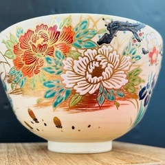 真葛焼 宮川香齋造 抹茶碗 抹茶茶碗 茶碗 茶道具 共箱 工芸品...