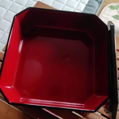 八角形三段お重箱漆塗りヤマモト寛斎の画像