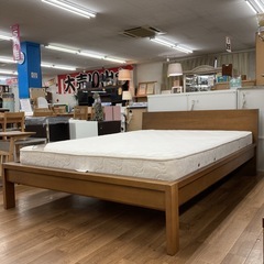 ジモティー限定価格！S366⭐ アンネルベッド ANNELBED ダブルベッド 衛生ポケットコイルマットレス 幅148cm USEDの画像