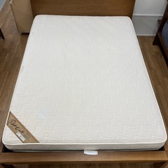 ジモティー限定価格！S366⭐ アンネルベッド ANNELBED ダブルベッド 衛生ポケットコイルマットレス 幅148cm USEDの画像